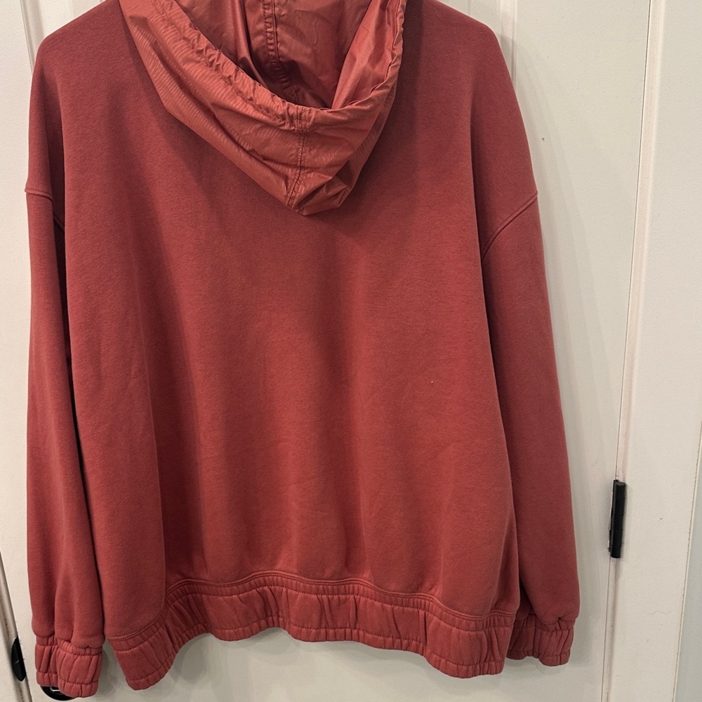 Nike Rust Red Half-Zip Hoodie - Picture 3 of 5